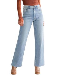 Straight Leg Jeans for Women Trendy High Waisted Cropped Boyfriend Mom Stretchy Frayed…