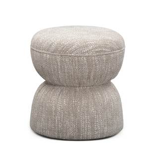 Tov Furniture Tomlin Beige Gaming Ruched Ottoman