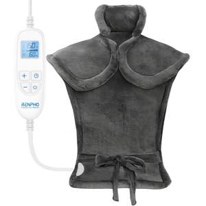 RENPHO Electric Heating Pad - 6 Heat Levels for Neck Shoulder and Back, Birthday Gifts…