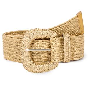 Straw Woven Elastic Belt for Women Stretchy Belts for Dress Fashion Boho Waist Belt…