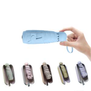 BAODINI Mini Travel Umbrella with UV Sun Protection, Compact Pocket-Size | 8.6 oz…