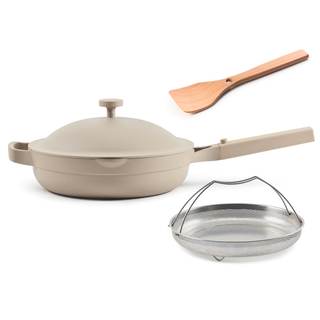 Our Place Always Pan 2.0 | 10.5" Ceramic Pan with Modular Lid, Steamer Basket & Spatula |…