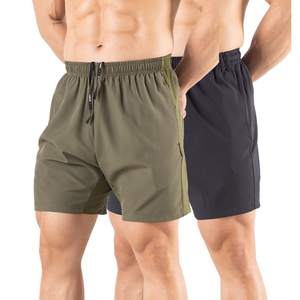 Gaglg Men's 5" Running Shorts 2 Pack Quick Dry Athletic Workout Gym Shorts with Zipper…