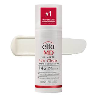EltaMD UV Clear Face Sunscreen with Zinc Oxide, Oil-Free, SPF 46 and SPF 50 | Calms and…