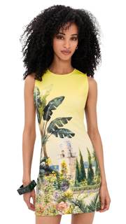 alice + olivia Women's Wynell Fitted Mini Dress