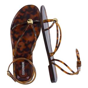CUSHIONAIRE Vita Jelly Sandals for Women, Casual Lightweight Womens Strappy Sandals with…