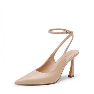 DREAM PAIRS Women's Closed Toe High Heel Pumps Shoes | Adjustable Strap,Pointed…