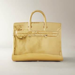 Z Gallerie Handbag Coin Bank, Gold, Small | Ceramic, Compact Purse Piggy Bank for Adults…