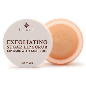 Hanalei Vegan Sugar Lip Scrub Exfoliator – Hawaiian Cane Sugar, 22g | Hawaiian Cane…