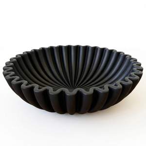 OAKOA Black Decorative Bowl Decor - Black Bowl Decor - Entryway Key Bowl | Black Fruit…