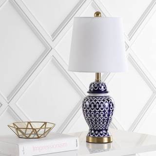 Safavieh Lighting Collection Torence Plated Gold 18-inch Bedroom Living Room Home Office…