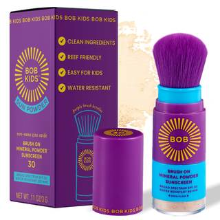 BOB KIDS SPF 30 Brush On Mineral Powder Sunscreen, Broad Spectrum Protection, Water…