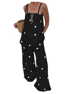 SOLY HUX Women's Polka Dots Tube Top Pants Set Tropical Vacation Outfits | 2 Piece…