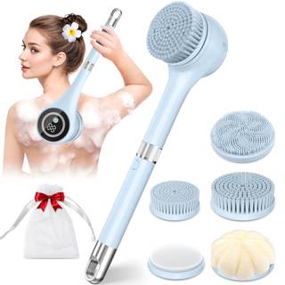 Electric Body Brush Back Scrubber for Shower, Rechargeable Auto Bath Brush | Waterproof…