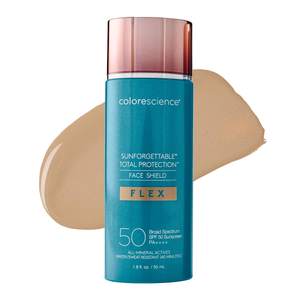 Colorescience FLEX Tinted Mineral Sunscreen SPF, Tone-Adapting Buildable Coverage with…