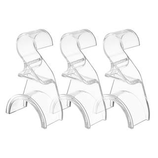 Clear Purse Hanger Closet 3 Pack, Acrylic Purse Hooks for Closet | Acrylic Purse Hooks…