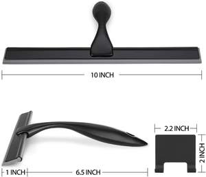 HIWARE All-Purpose Shower Squeegee for Shower Doors, Bathroom, Window and Car Glass…