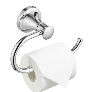 BESy Toilet Paper Holder Wall Mount Bathroom Tissue Holder Polished Chrome | Pivoting…