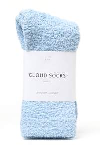 Unboxme Gifts Warm & Cozy Ultra-Luxe Cloud Sock, Gift for Women & Men 1 Pair Blue