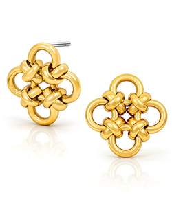 Trendy Gold Silver Drop Earrings for Women - Elegant & Unique for all-day 14K Plated Non…