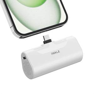 iWALK Portable Charger for iPhone 17/16/15 USB-C Small Power Bank 20W 4,500mAh Fast…