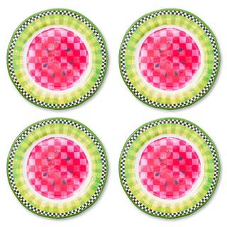 MACKENZIE-CHILDS Melamine Salad Plate Set, Watermelon | Handcrafted design, decorative…