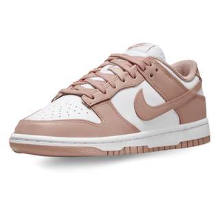 Nike Women's W Dunk Low Basketball Shoes 7.5 White/Rose Whisper
