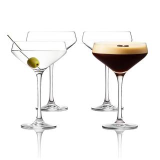 LEMONSODA Nick & Nora Martini Glasses, 6oz, Set Of 4, Cocktail Glasses | Classic 1930s…