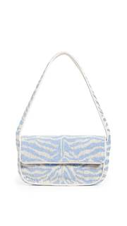 STAUD Women's Tommy Bag One Size Light Blue/Cream