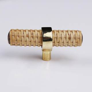 Indian Shelf 6 Rattan Natural Dresser Knobs for Cabinet Drawer 2.5" Knobs Natural with…