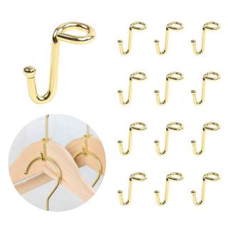 Metal Clothes Hanger, 36 Pack Connector Hooks Stable Gold Metal Outfit Hangers Extender…