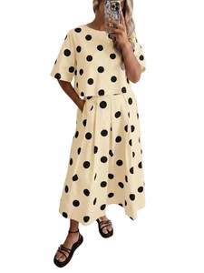 Tankaneo Womens Polka Dot 2 Piece Skirt Sets Summer Tie back tops | Summer, Tie Back…