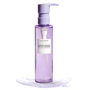 Glow Recipe Blueberry Bounce Exfoliating Face Wash - Foaming Facial Cleanser, Makeup…
