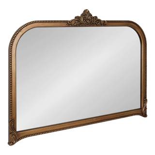 Kate and Laurel Hubanks Vintage Decorative Wide Arched Mirror, 40 x 30, Gold, Large…