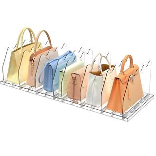 SOYO Adjustable Shelf Dividers for Closet, Purse Organizers for Bag, Clear | Acrylic…