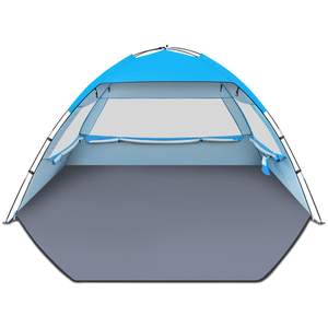 Gorich Beach Tent Sun Shelter for 3/4/6/8/10 Person with UPF 50＋ UV Protection…