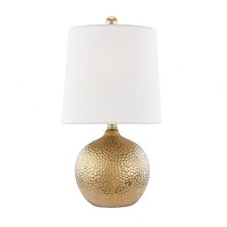 Mitzi HL364201-GD Heather Table Lamp, Gold
