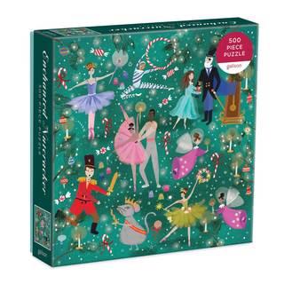Galison - Enchanted Nutcracker 500 Piece Jigsaw Puzzle for Adults | Illustrated by Joy…