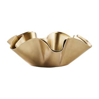 Mud Pie Nested Ruffle Bowls; Small 4 1/4" X 12" Dia | Large 4 1/2" X 13 1/2" Dia