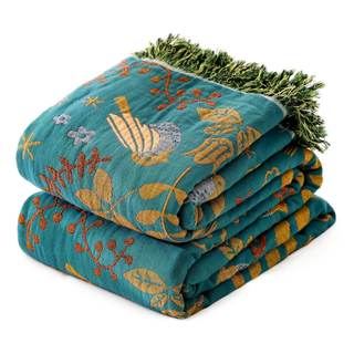 MSGKV Boho Throw Blanket 50"x60" Cotton Blanket for Couch & Living Room | 50"x60" Cotton…
