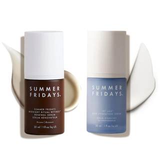 Summer Fridays Day and Night Face Serum Duo, Travel Skin Care Set (2 Ct) | Mini Jet Lag &…
