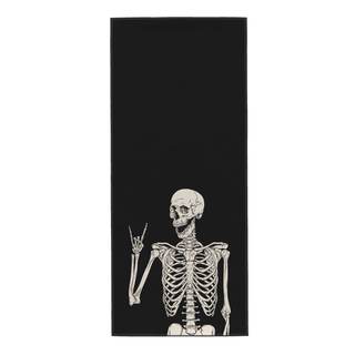 Skeleton Hippie Skull Soft Fingertip Towels 12 x 27.5 inches | Rock and Roll Hand Towel…