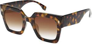 SOJOS Retro Trendy Oversized Thick Square Sunglasses Womens SJ2194 | Vintage UV400 Large…