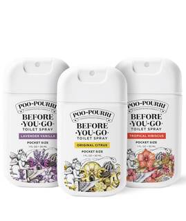 Poo-Pourri Before-You-Go Pocket Toilet Spray, Travel Essentials, 1 Fl Oz, Spring Variety…