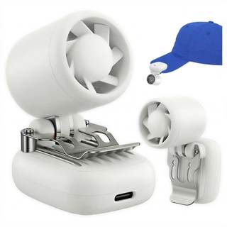 Clip-On Hat Fan with 3 Gear, Super-Mini Portable Handheld Fan, Only 0.13lb, Foldable…
