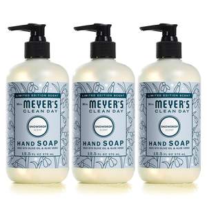 MRS. MEYER'S CLEAN DAY Liquid Hand Soap, Snowdrop, 12.5 fl oz, 3 Pack