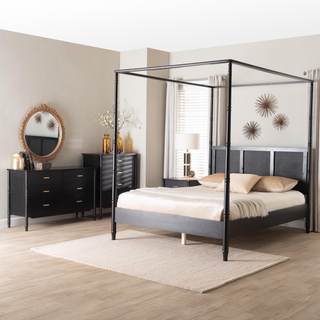 Baxton Studio Marisela Bedroom Furniture, Modern Transitional Styled, 4-Piece Set…