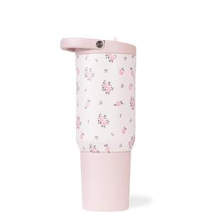 HydroJug Sport 20 oz Insulated Stainless Steel Water Bottle, Wildrose