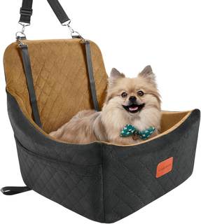 Lealchum Dog car seat for Medium Dogs,Easy to Install with Adjustable Straps,Anti Slip…