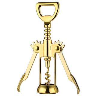JXS Simple Wing Corkscrew Gold Wine Opener and Beer Opener, Multifunctional Wine…